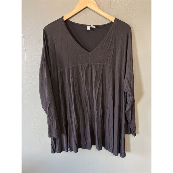 Kenar Womans Size 3X Black Blouse Plus Size - Picture 1 of 3